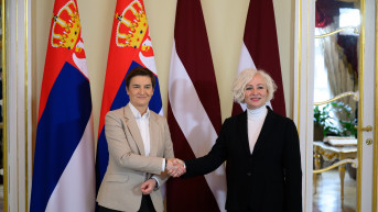 Ana Brnabić i Daiga Mierina