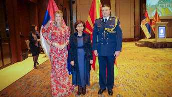 Gordana Siljanovska Davkova na prijemu povodom Dana državnosti Srbije u Skoplju