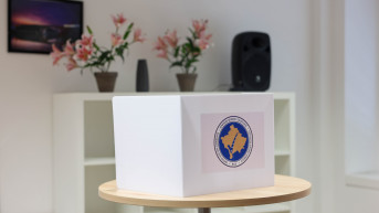 Glasačka kutija u Konzulatu Kosova u Dizeldorfu
