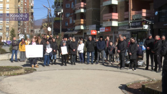 Protest dela studenata u Severnoj Mitrovici