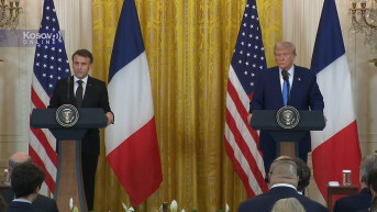 Emanuel Makron i Donald Tramp