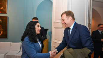 Vjosa Osmani i Peter Sorensen