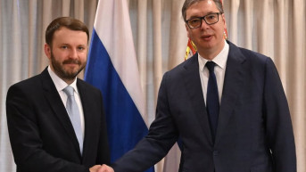 Aleksandar Vučić i Maksim Oreškin
