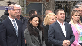 Milena Parlić na obeležavanju Nato bombardovanja u Leposaviću