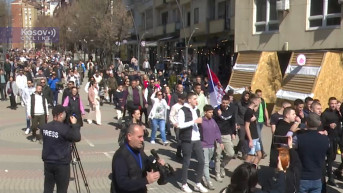 Protest u Severnoj Mitrovici