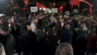 Prostest zbog gašenja Tik Toka u Albaniji Prostest zbog gašenja Tik Toka u Albaniji