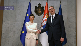Aleksandar Vučić i Marta Kos