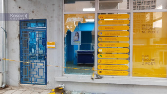Eksplozija u poslovnici Pošte Kosova u Zvečanu
