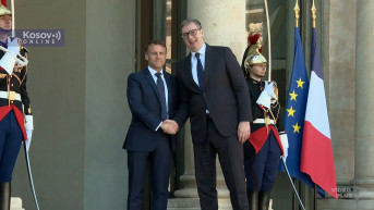 Emanuel Makron i Aleksandar Vučić