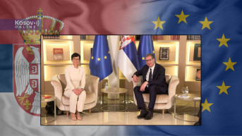 Marta Kos, Aleksandar Vučić Marta Kos, Aleksandar Vučić