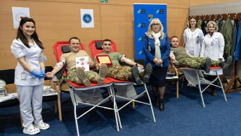 Kfor u akciji dobrovoljnog davanja krvi Kfor u akciji dobrovoljnog davanja krvi