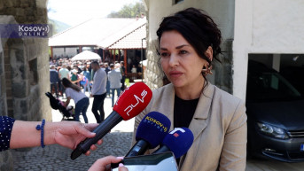 Milena Parlić na slavi Manastira Draganac