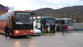 Srbi iz Leposavića krenuli za Beograd