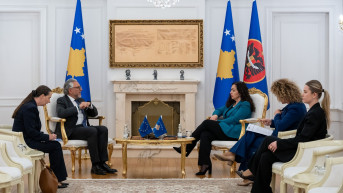 Vjosa Osmani i Đovani Pjetro Barbano