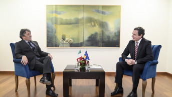 Aljbin Kurti sa Mauricijom Antoninijem
