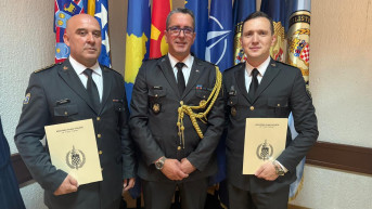 Oficiri KBS-a diplomirali na Vojnoj akademiji u Hrvatskoj
