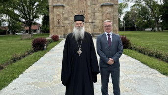 Mitropolit Teodosije i Džerard Mekgark 
