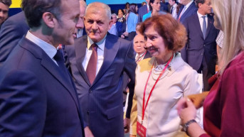 Gordana Siljanovska Davkova i Emanuel Makron