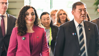 Vjosa Osmani i Šigeru Išiba