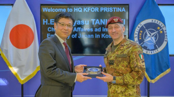 Barduani sa japanskim diplomatom u Prištini