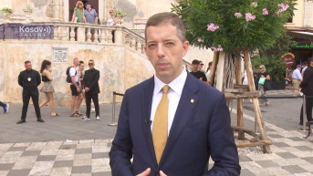 Marko Đurić u Taormini Marko Đurić u Taormini
