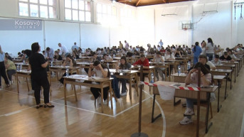  Štrpce, polaganje testa iz srpskog jezika
