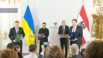 Volodimir Zelenski i Aleksander Van der Belen
