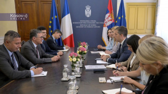 Marko Đurić sa direktorom Direkcije za kontinentalnu Evropu u Ministarstvu za Evropu i spoljne poslove Francuske Brisom Rokfejem