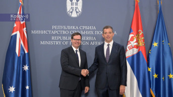 Marko Đurić sa novoimenovanim ambasadorom Komonvelta Australije u Srbiji Piterom Džordžom Trasvelom