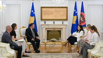 Naim Ćeljaj i Vjosa Osmani
