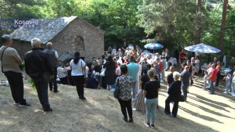 Proslava Pertovdana u selu brod u opštini Štrpce