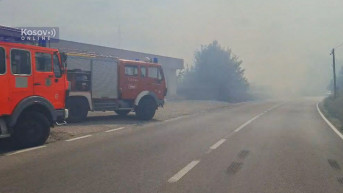 Požar zahvatio i Veliko Rudare u opštini Zvečan