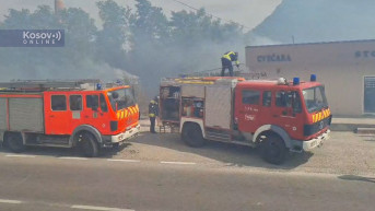 Požar zahvatio i Veliko Rudare u opštini Zvečan