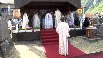 U manastiru Svetih Arhangela kod Prizrena proslavljena hramovna slava