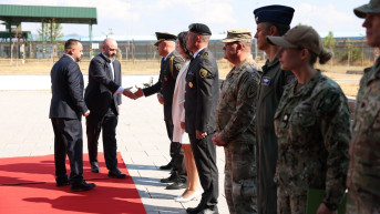 Dejvid Bejker i Kris Makini na Kosovu