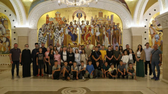 Deca sa Kosova u Beogradu, u Hramu Svetog Save