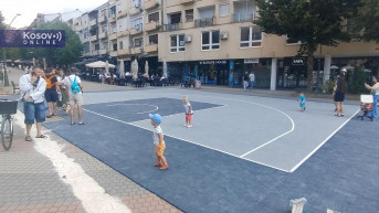 Košarkaši teren u Severnoj Mitrovici