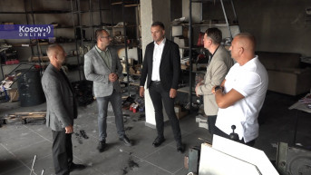 Zapaljena štamparija Perovića 