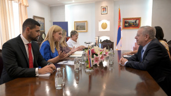 Nevena Jovanović i ambasador Argentine
