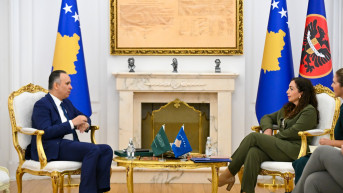 Vjosa Osmani sa Faisalom Gazijem Ismailom Hifzijem