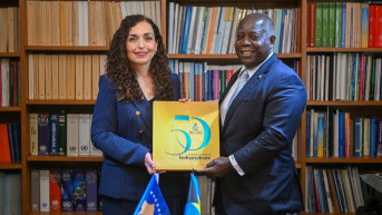 Vjosa Osmani sa premijerom Bahama