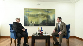 Kurti sa apostolskim nuncijem Luiđijem Bjankom