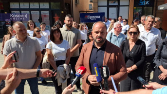 Milan Radojević na mitingu Srpske liste