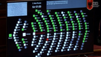 Glasanje u Skupštini Albanije
