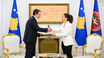 Aljbin Kurti i Vjosa Osmani