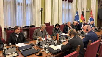Milovan Drecun sa delegacijom Bundestaga