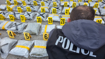 Zaplenjena droga u autobusu kod Prištine