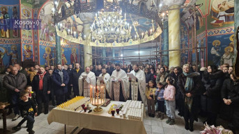 Jeleosvećenje u hramu u Leposaviću