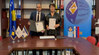 Sporazum o saradnji između policijskih sindikata Kosova i Slovenije