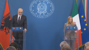 Đorđa Meloni i Edi Rama 